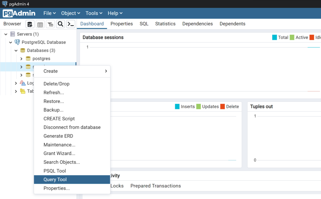 Screenshot of SQL IDE / Query Tools