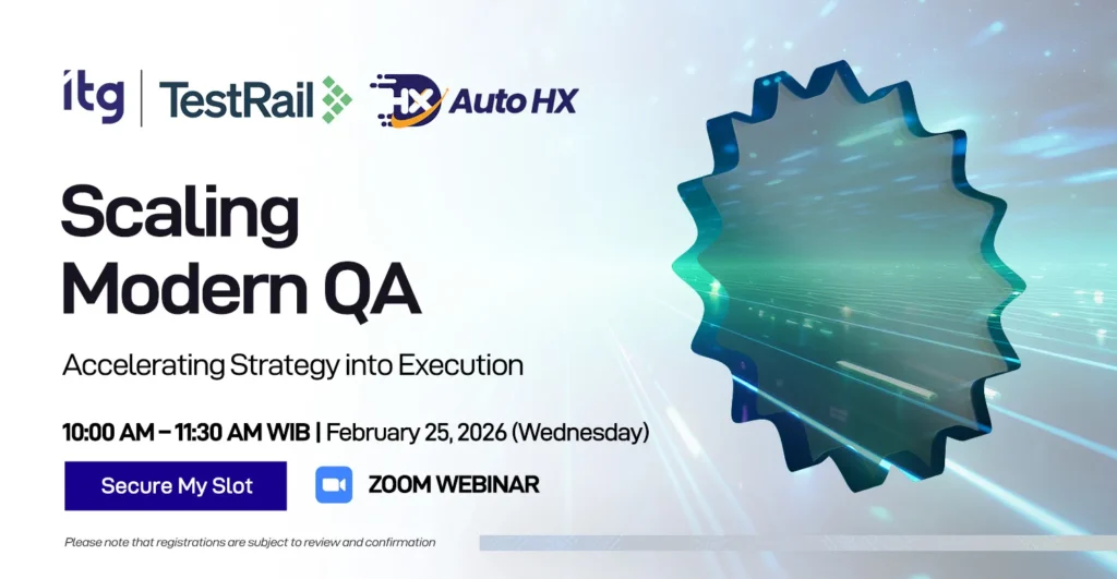 Event – ITG TestRail AutoHx Scaling Modern QA